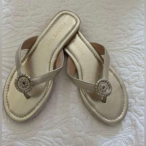 Jack Rogers Roxy Thong/Flip Flops Platinum